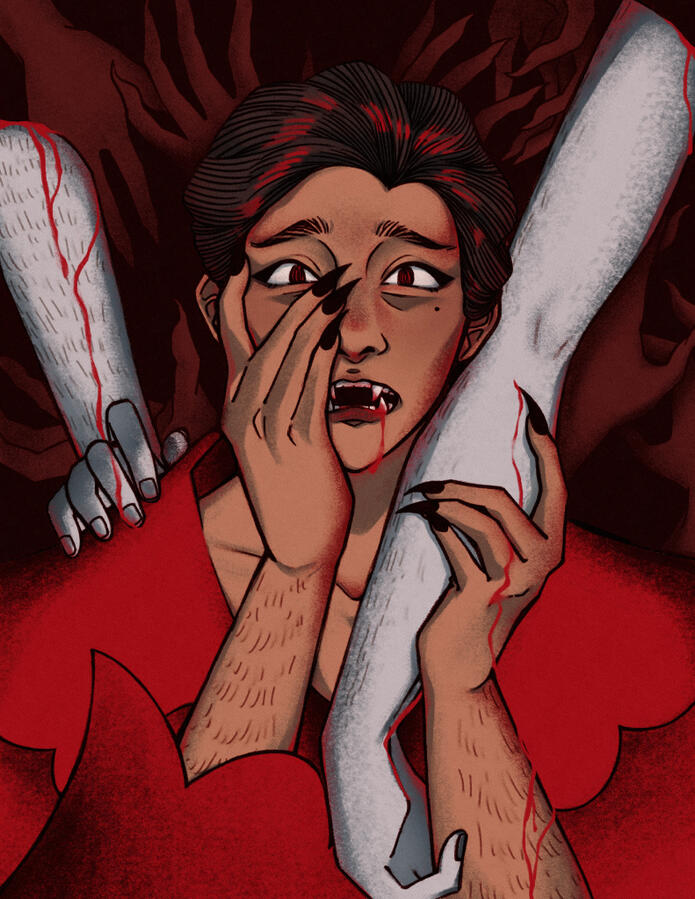 aswang, 2022, inkjet print, 19.75&quot; x 27.5&quot;