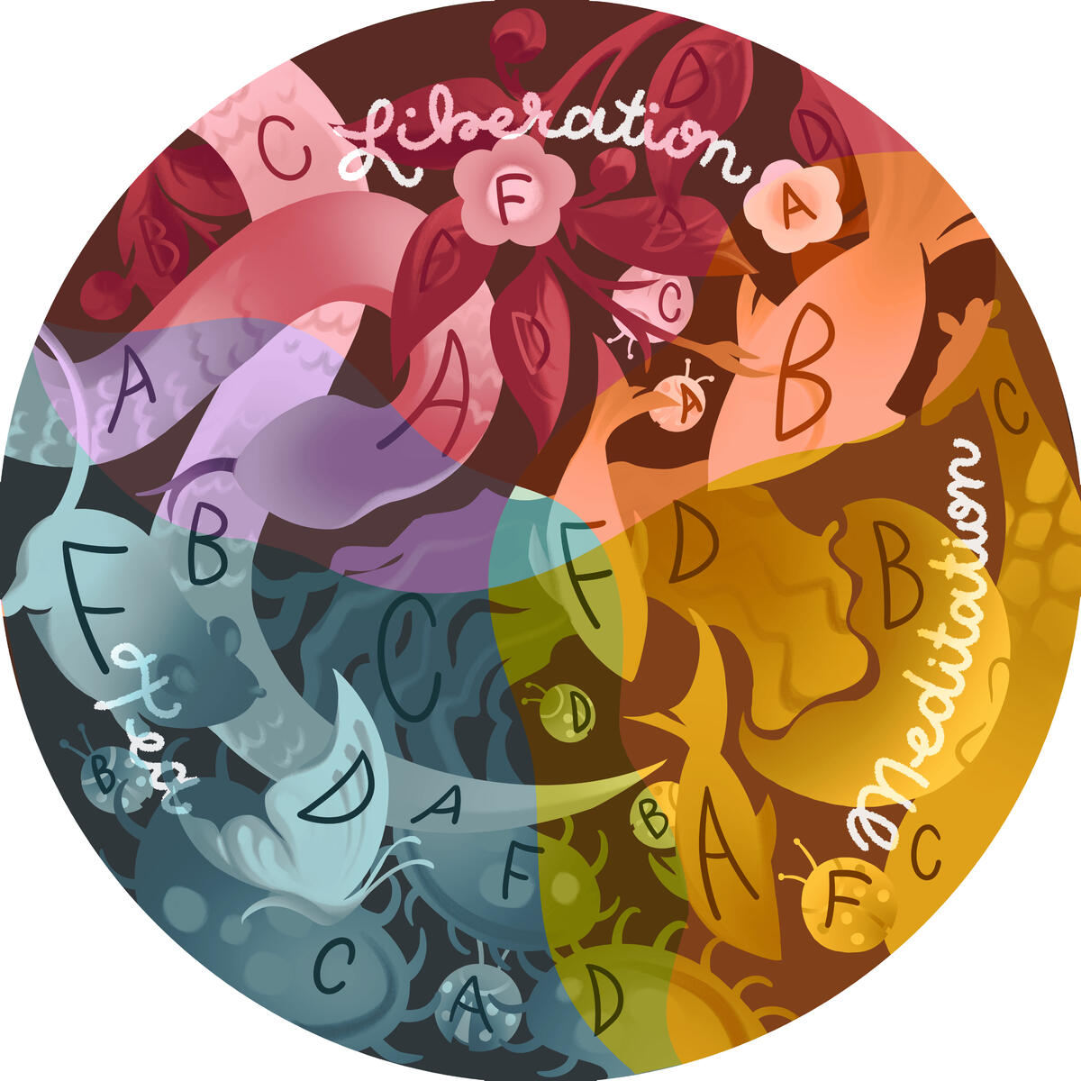 illustrated digital graphic